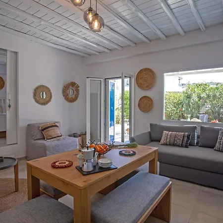 Iliana 1 & 2 W Shared Pool, Ornos, Mykonos Вилла