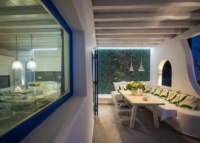 Вилла Iliana 1 & 2 W Shared Pool, Ornos, Mykonos *