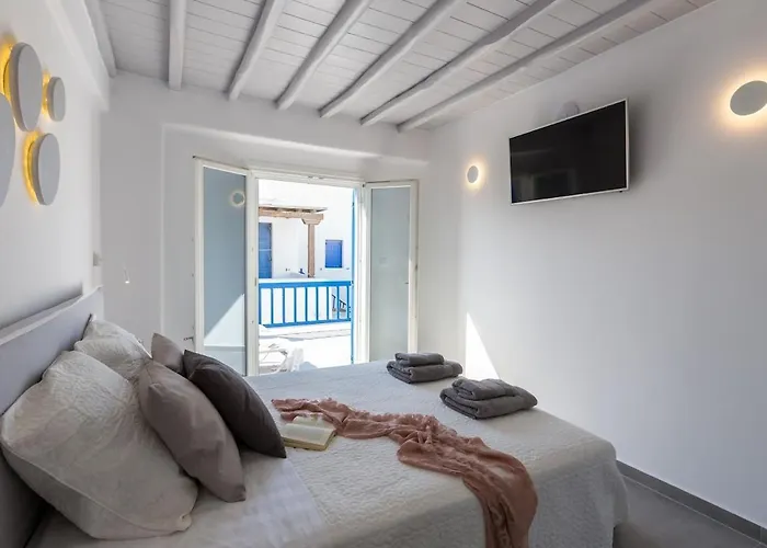 Iliana 1 & 2 W Shared Pool, Ornos, Mykonos Вилла *