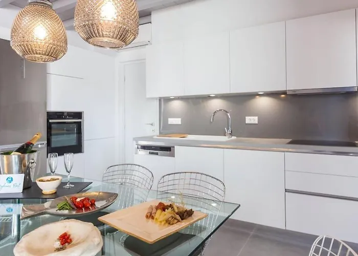 Iliana 1 & 2 W Shared Pool, Ornos, Mykonos Вилла Орнос