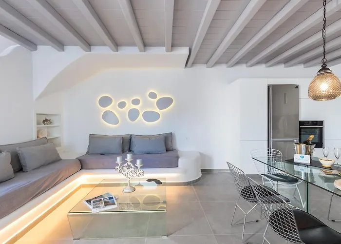 Iliana 1 & 2 W Shared Pool, Ornos, Mykonos Вилла Орнос