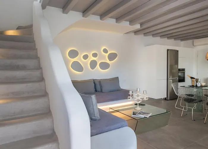 Вилла Iliana 1 & 2 W Shared Pool, Ornos, Mykonos Орнос