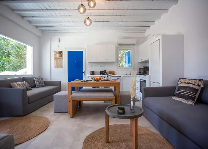 Iliana 1 & 2 W Shared Pool, Ornos, Mykonos Вилла *