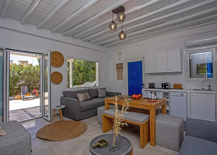 Iliana 1 & 2 W Shared Pool, Ornos, Mykonos Вилла Орнос