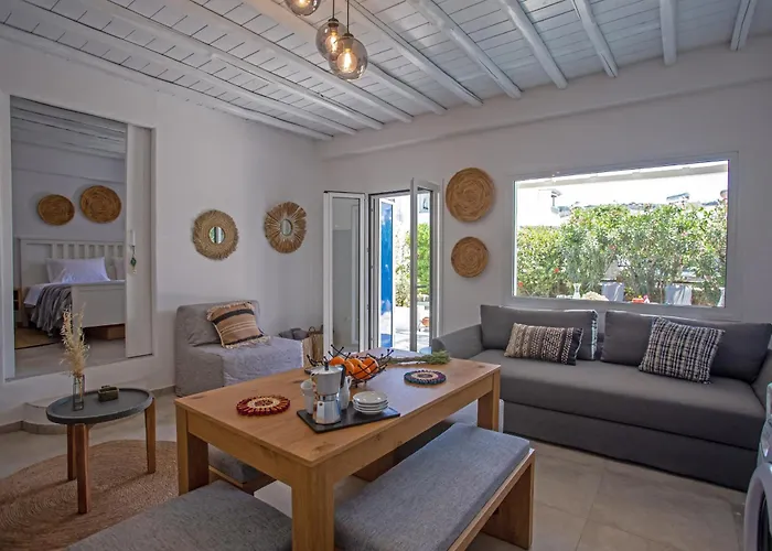 Iliana 1 & 2 W Shared Pool, Ornos, Mykonos Вилла