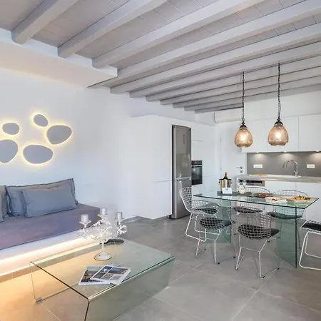 וילה Iliana 1 & 2 W Shared Pool, Ornos, Mykonos אורנוס