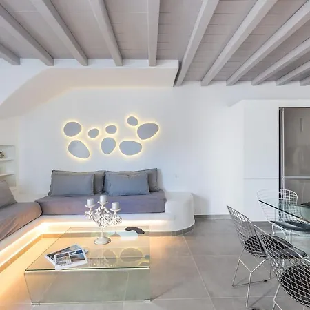 Iliana 1 & 2 W Shared Pool, Ornos, Mykonos וילה אורנוס