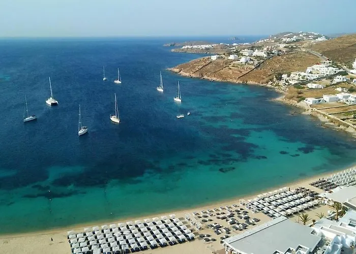 Iliana 1 & 2 W Shared Pool, Ornos, Mykonos ヴィラ オルノス