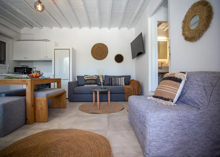 ヴィラ Iliana 1 & 2 W Shared Pool, Ornos, Mykonos *